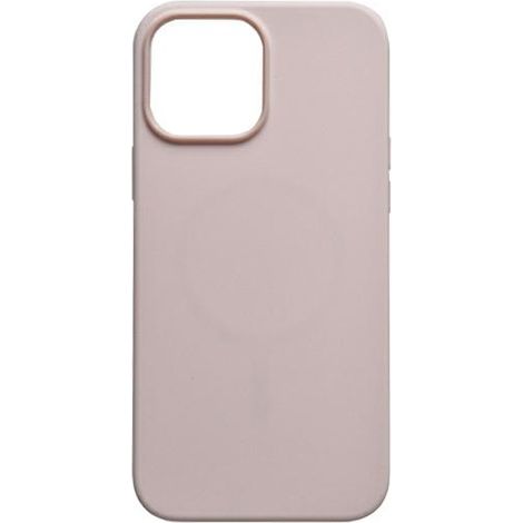 Funda de silicona Mercury MagSafe para iPhone 13 Pro Max, color rosa claro. (1/4)