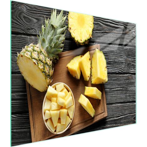 PLANCHE À DÉCOUPER EN VERRE 52x30 ANANAS (1/5)