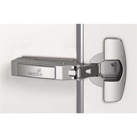 Bisagra fina para puerta Sensys 8646i TH 52 aquí para atornillar, niquelada HETTICH