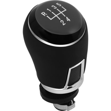 Available in one color: Black. Material: Plastic + PU. Car 5-speed gearshift lever/control knob. (1/4)