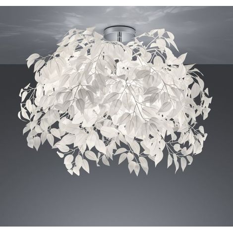 LEAVY PLAFONIERA FOGLIE LAVABILI D. 70CM ATTACCO E14 3 LUCI (1/6)