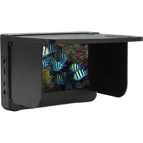 Écran IPS 5 pouces pour caméra de pêche, 1500 cd, port AV 3,5 mm, compatible avec la plupart des caméras sous-marines. (1/5)