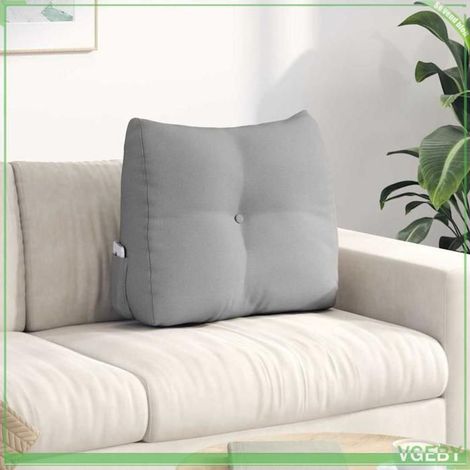42014396 Coussin de Dos Gris nuage 60 x 24 x 50 cm tissu (1/5)