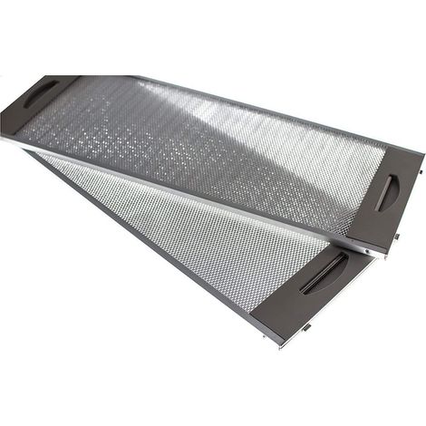 Pack 2 Filtros Aluminio Teka CNL 2000  Medidas 50 x 19 cm  Recambio Original 61801289  Filtros Antigrasa Metálicos