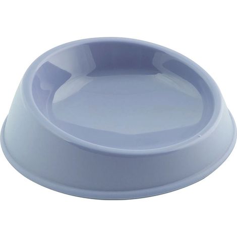Ciotola in plastica tonda con bordi ribassati modello Vibrisse per gatti e cani
