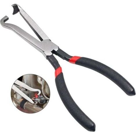 37960 Pinza per connettori elettrici per autoveicoli da 20 cm per sensori di flusso d'aria di massa, iniettori di carburante, bobine di accensione e altri componenti per auto (rosso) (1/4)