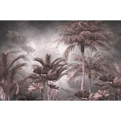 Papier peint panoramique - Forêt Tropicale - 130 cm x 86 cm (1/2)