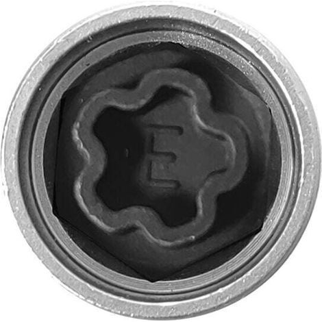 Clé À Douille Antivol 17mm Pour Écrous De Roue De Sécurité Compatible Audi (1/4)