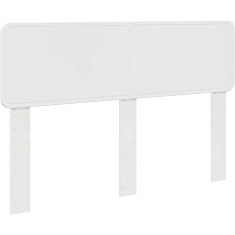 Tête de lit,Décoration murale Blanc Brillant 160 cm Bois d'ingénierie CFW173341 (1/5)