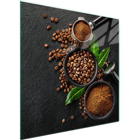 Protezione in vetro per piano cottura 50x52 Caffè (1/5)