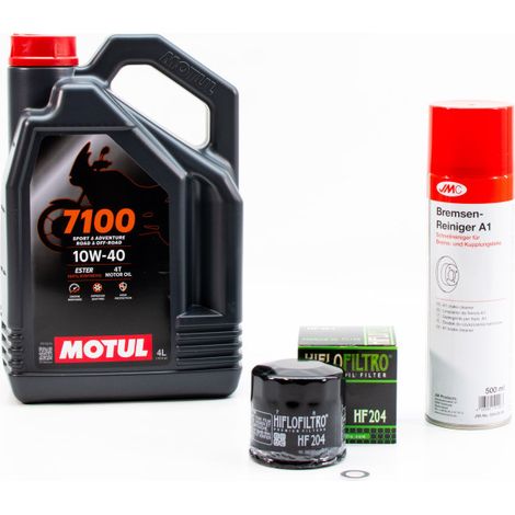 Kit Entretien Vidange Standard pour HONDA CB 600 F Hornet de 1998 à 2004 - MOTUL 7100 10W40 4L