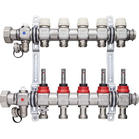 Kermi xnet FBH-Heizkreisverteiler FT-2 m.Topmeter Länge 205mm, Nr. SFVT0200000