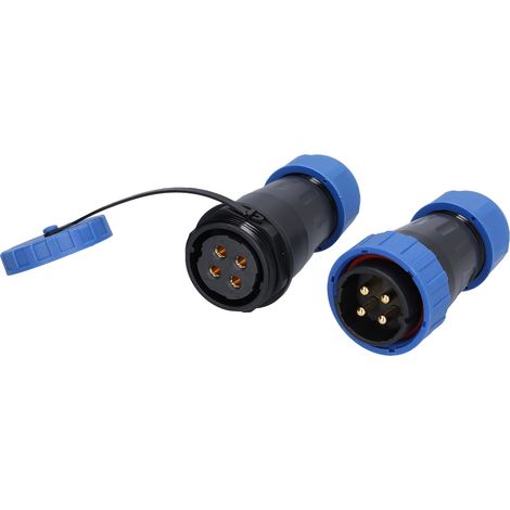 Connecteur mâle-femelle étanche IP68 pour l'aviation, sans soudure, 250 V, 45 A, LP284 broches (1/5)