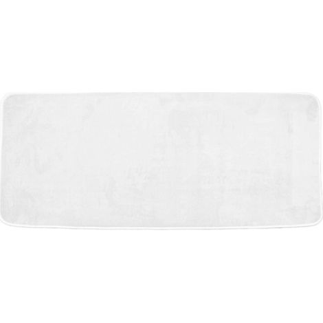 Tapis de Bain Microfibre "Vitamine" 50x120cm Blanc (1/2)