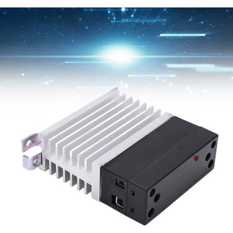Relais statique BERM avec dissipateur thermique, relais intégré sur rail, module relais 24-480 V CA commandé en courant continu BERM-LK40DA (1/5)
