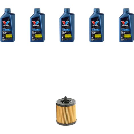 Kit filtro olio e 5L compatibile con Opel Zafira B 2.2 Direct 110kw dal 2005 (1/2)