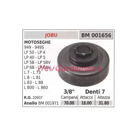 Pignone JOBU motore motosega 949 949S LF 50 LP 4 40 5 3/8' denti 7 001656