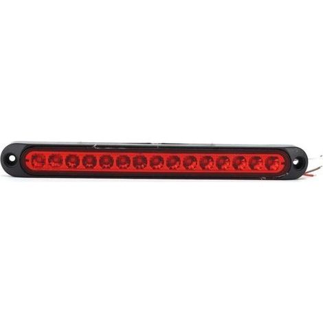 Feu arrière de freinage à 15LED 10V-30V, étanche IP67, adapté aux camions, remorques de bateaux semi-cargos, rouge,de (1/5)