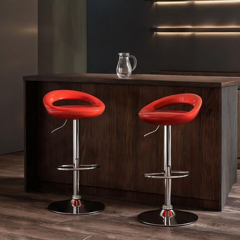 Tabouret de bar réglable de 76 à 96 cm 46 x 41 x 96 cm (1/5)