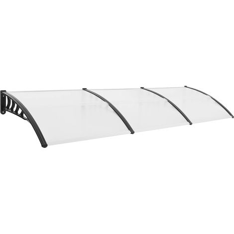 Canopée, Protection contre les intempéries, Installation facile, Noir Transparent (1/2)