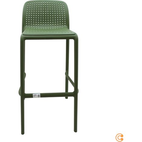 [GEBRAUCHT] B-Ware Nardi Barstuhl Hocker Lido Gartenstuhl Stuhl Agave Grün Kunststoff Outdoor Sitz