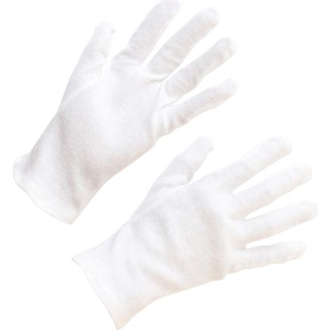 Baumwollhandschuhe Wiederverwendbar 12 Rutschfeste