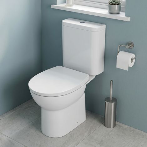 Signature QuikPak Rimless Close Coupled Toilet (inc Soft Close Seat)