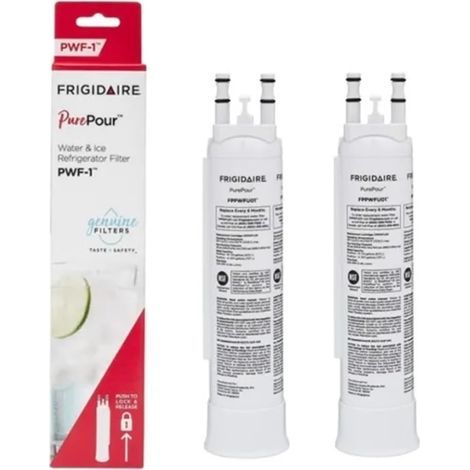 Filtre À Eau De Rechange FPPWFU01 For Réfrigérateur, Compatible Avec PWF-1 (FPPWLU01), Frigidaire, Pure Pour, Ultra II (PAULTRA2), Accessoires For Réfrigérateur(2pcs) (1/5)