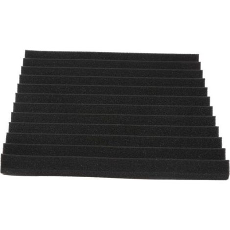 Mousse Acoustique - Polyuréthane - Rainure Triangulaire - Pour Traitement Sonore Studio Maison Bureau - 8 Pièces (1/4)
