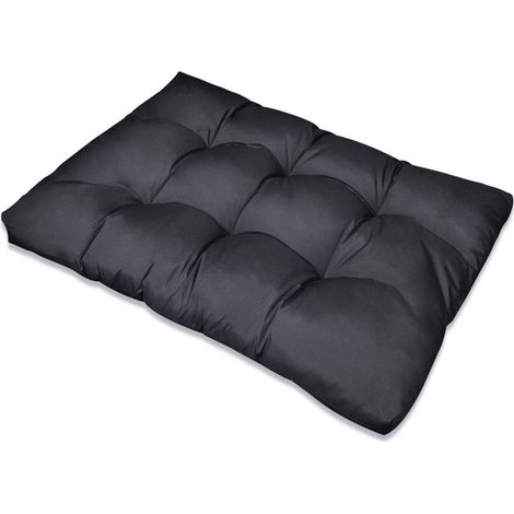 Cuscino per sedia da interno o esterno grigio 120x80x10 cm DEC021366