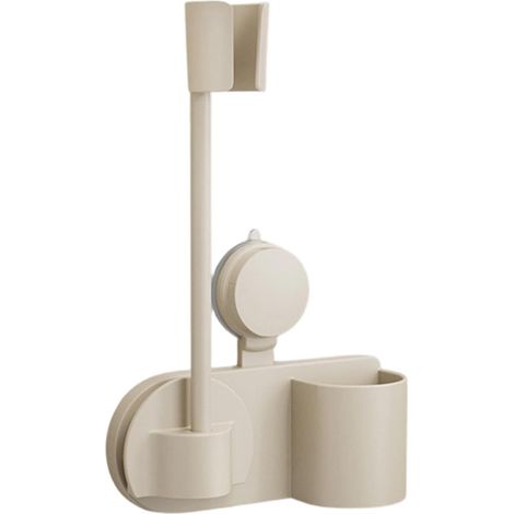Support mural pour séchoir à ventouse antidérapante, étagère de rangement pour salle de bain, support d'outils de coiffure, support compact pour intérieur pour chambre à coucher, douche, toilettes, 28 (1/5)
