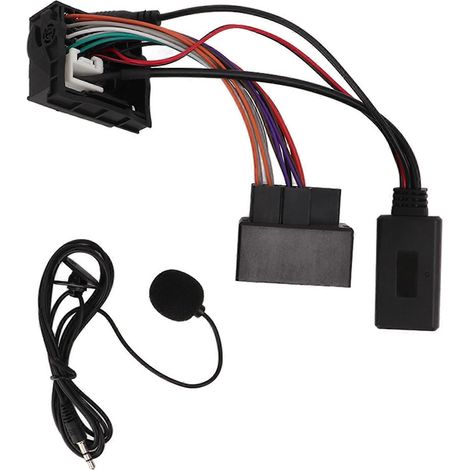 Câble audio sans fil Bluetooth 5.0 avec connecteur AUX 12 broches et microphone mains libres, en remplacement des modèles E60, E63, E64, E66, E81, E82, E70 et E90 (1/5)