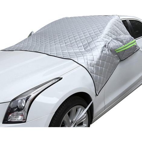 Auto Frostschutz Abdeckung Halbgarage Auto Winter, Gegen Strahlung, Sonne, Staub, Schnee, EIS, Frost
