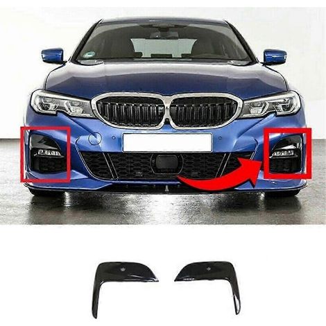 Frontstoßstangen-Nebelscheinwerfergitterblende für BMW 3er G20 G28 320li 325Li 330l 2019-2022 51118089207 5() (1/4)