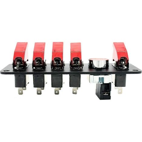 Interrupteur de démarrage automatique 12 V à 6 vitesses, panneau de commande d'allumage, bouton de démarrage du moteur pour (1/5)