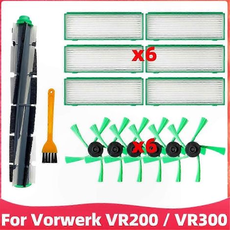 Pièces de rechange pour aspirateur Kobold VR200 VR300 : brosse latérale rotative et filtre HEPA (1/5)