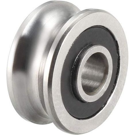 SG10 U-Groove Track Guide Bearing 4x13x6mm Pulley Bearings for Textile Machine (1/4)