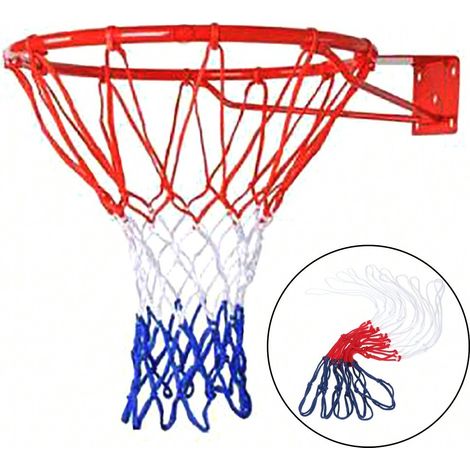 1 Filet de basketball standard, filet de panier en nylon pour poteaux de basketball, durable pour intérieur et extérieur (1/5)