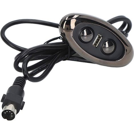 Interrupteur de fauteuil inclinable électrique, rétroéclairage LED à 5 broches, port de chargement USB unique, compatible avec les fauteuils réglables en hauteur. (1/5)