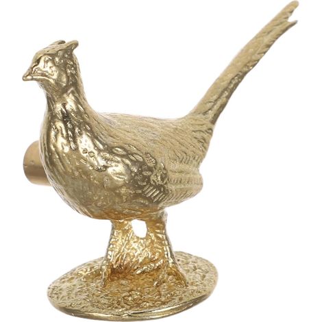 Poignée de porte COHEALI en laiton doré, motif oiseau, pour (1/5)