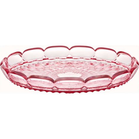 GUZZINI Vassoio Tondo Piccolo Vanity Bio-Based D 30 Cm Rosa Flamingo (1/5)
