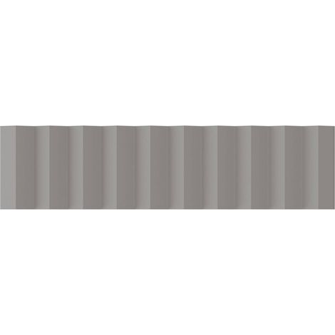 Carrelage mural faience effet graphique TWIN PEAKS - TP UP Gris - - boîte de 0.33 m2 - Gioia Materia