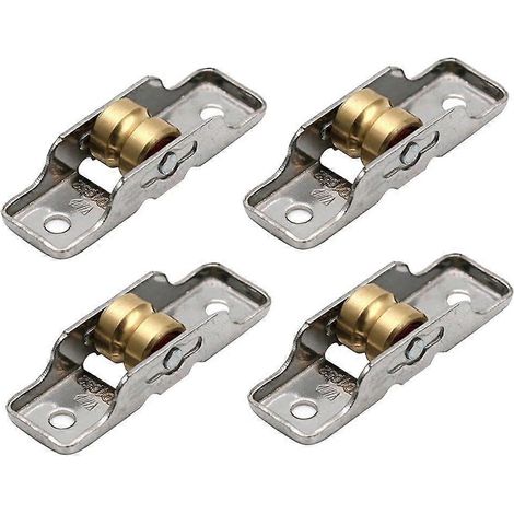 Lot de 2 roulettes de porte de douche vintage en laiton durable à glissement silencieux, remplacement (1/5)