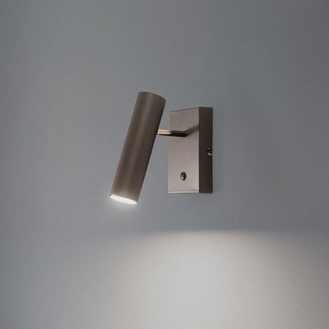 [NEUWERTIG] B-Ware Luminex Axion Wandleuchte Wandlampe LED titan Stahl 1-flammig dimmbar GU10 (1/2)