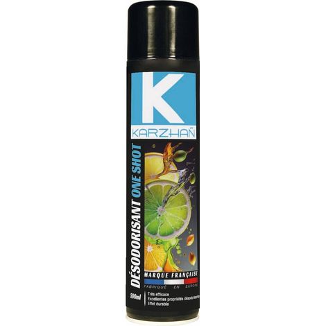 Destructeur d'odeur parfum citron - aérosol de 500ml KARZHAN - 62134