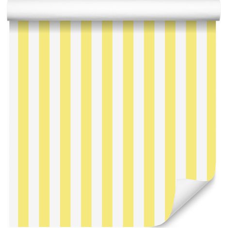Carta da parati a righe color crema per soggiorno e camera da letto, 50x1000 cm (1/5)