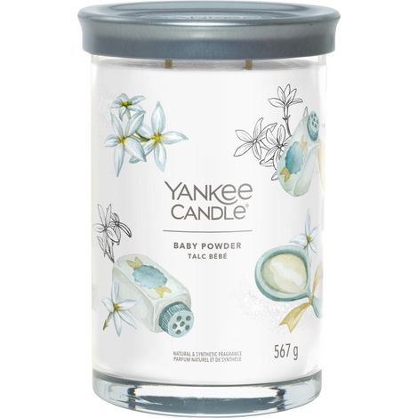 Talco para bebé - Yankee Candle Signature - Vela de vaso de dos mechas (1/3)