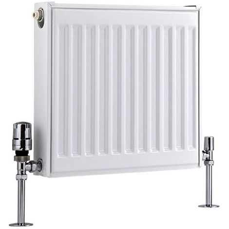 Milano Compact White Type 11 Central Heating Single Panel Horizontal Convector Radiator - 300mm x 400mm (1/5)