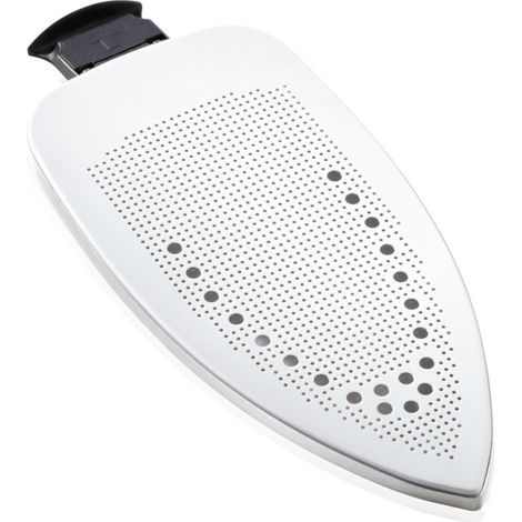 Leifheit Schon-Bügelsohle Advanced Professional, Bügeleisen Sohle, Aluminium, Filz, Stahl, Grau, 76123