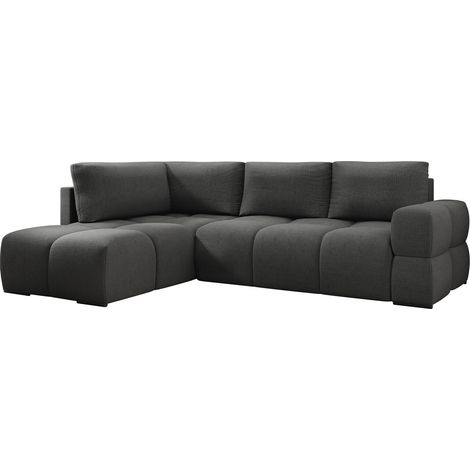 Canapé d'angle Lincoln 198, Artico Anthracite, Disponible, 267x185x90cm, 0 (1/5)